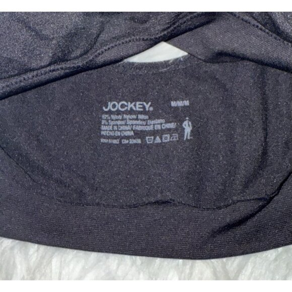 Jockey Bralette Bra Lined Wire Free Womens M Medium Black - Picture 6 of 6